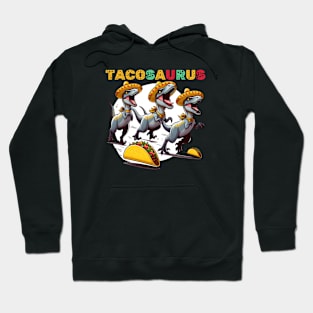 tacosaurus cinco de mayo velociraptor Hoodie